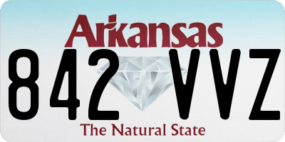 AR license plate 842VVZ