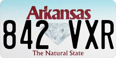 AR license plate 842VXR