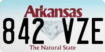 AR license plate 842VZE