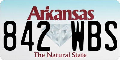 AR license plate 842WBS