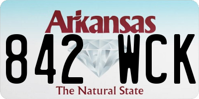 AR license plate 842WCK