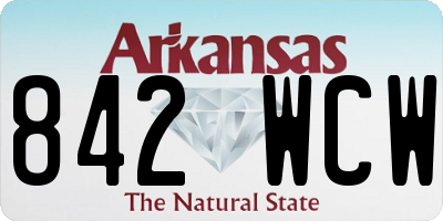 AR license plate 842WCW