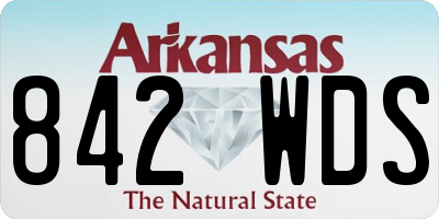 AR license plate 842WDS