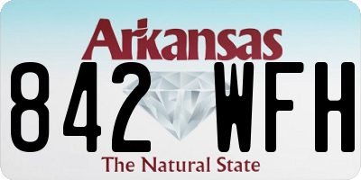 AR license plate 842WFH