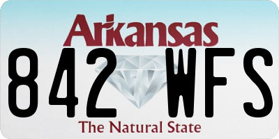AR license plate 842WFS