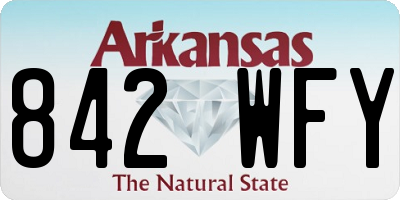AR license plate 842WFY