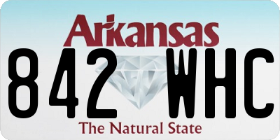 AR license plate 842WHC
