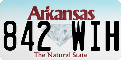 AR license plate 842WIH