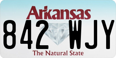 AR license plate 842WJY