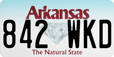 AR license plate 842WKD