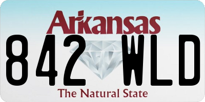 AR license plate 842WLD