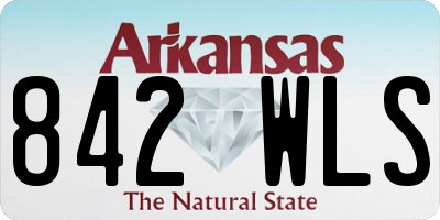AR license plate 842WLS