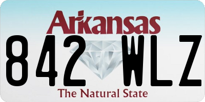 AR license plate 842WLZ