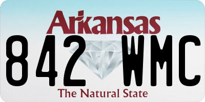 AR license plate 842WMC