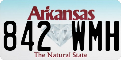 AR license plate 842WMH