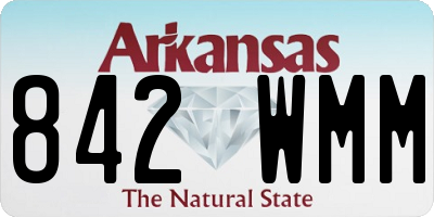 AR license plate 842WMM