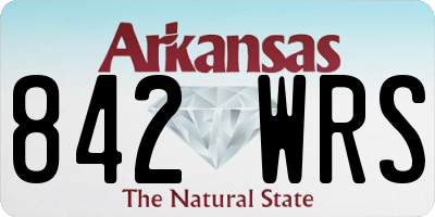 AR license plate 842WRS