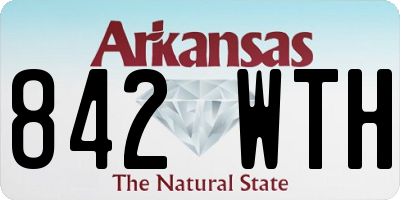 AR license plate 842WTH