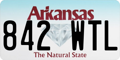 AR license plate 842WTL