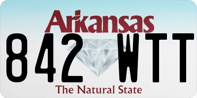 AR license plate 842WTT