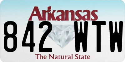 AR license plate 842WTW