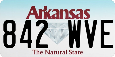 AR license plate 842WVE