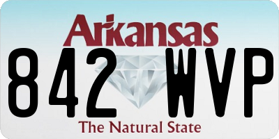 AR license plate 842WVP