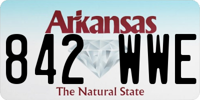 AR license plate 842WWE