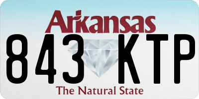 AR license plate 843KTP
