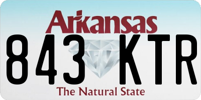 AR license plate 843KTR
