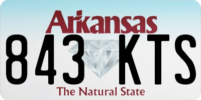 AR license plate 843KTS
