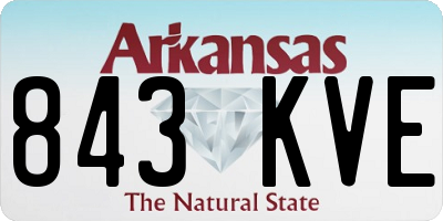 AR license plate 843KVE