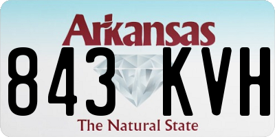 AR license plate 843KVH