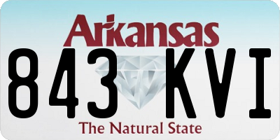 AR license plate 843KVI