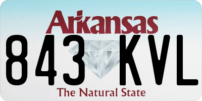 AR license plate 843KVL