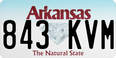 AR license plate 843KVM