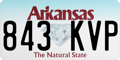 AR license plate 843KVP