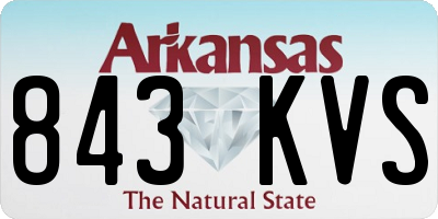 AR license plate 843KVS