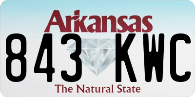AR license plate 843KWC