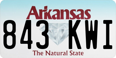 AR license plate 843KWI