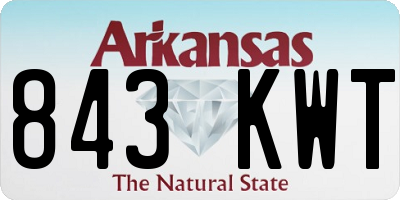 AR license plate 843KWT