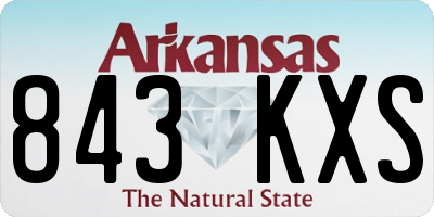 AR license plate 843KXS