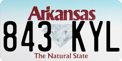 AR license plate 843KYL