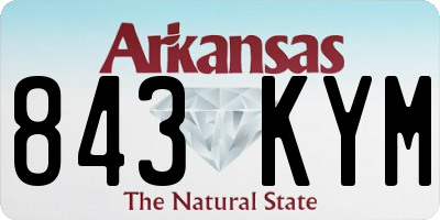 AR license plate 843KYM