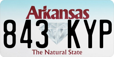 AR license plate 843KYP