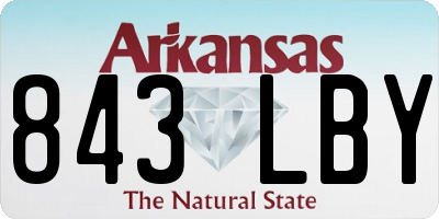 AR license plate 843LBY