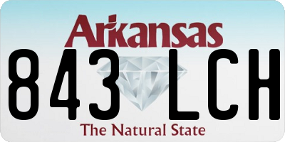 AR license plate 843LCH