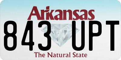 AR license plate 843UPT