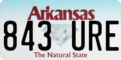 AR license plate 843URE