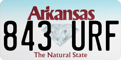 AR license plate 843URF